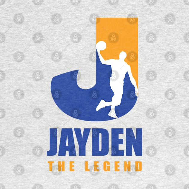 Jayden Player Basketball Your Name The Legend by Baseball Your Name